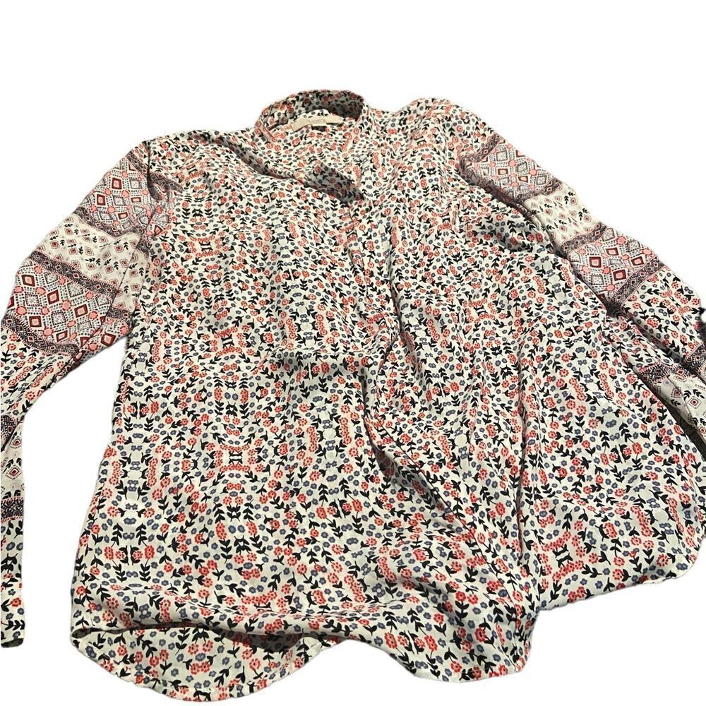 LOFT by Ann Taylor ladies blouse size large like new excellent condition